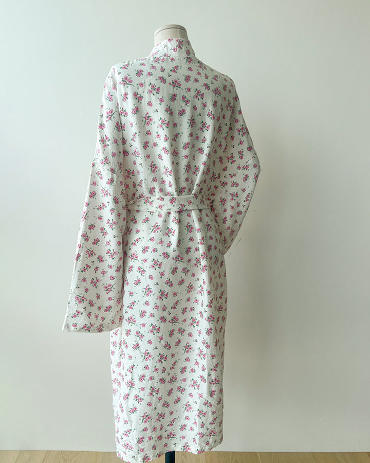 Floral Print Loungewear Robe
