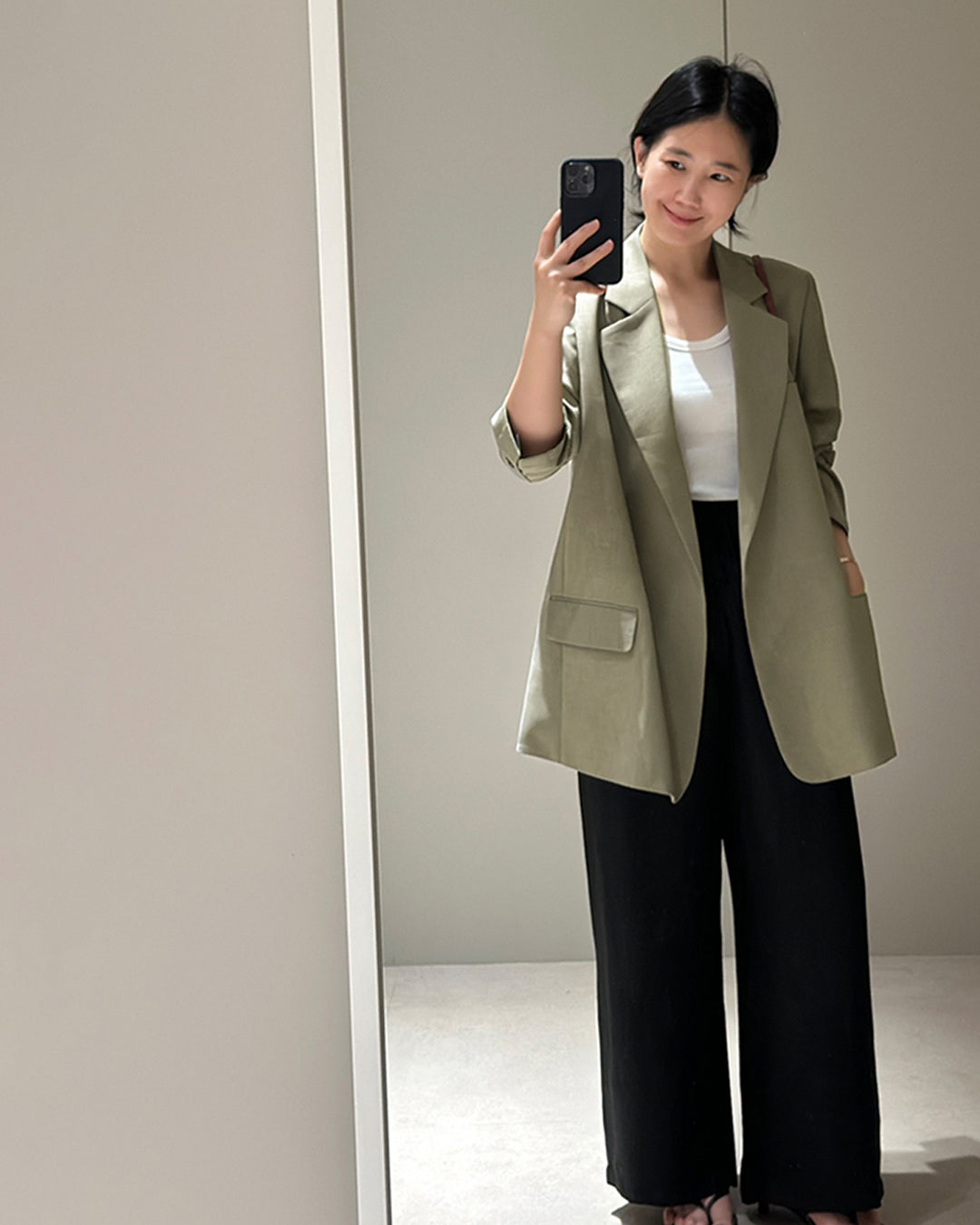 Satin Gloss Rayon Wide Pants