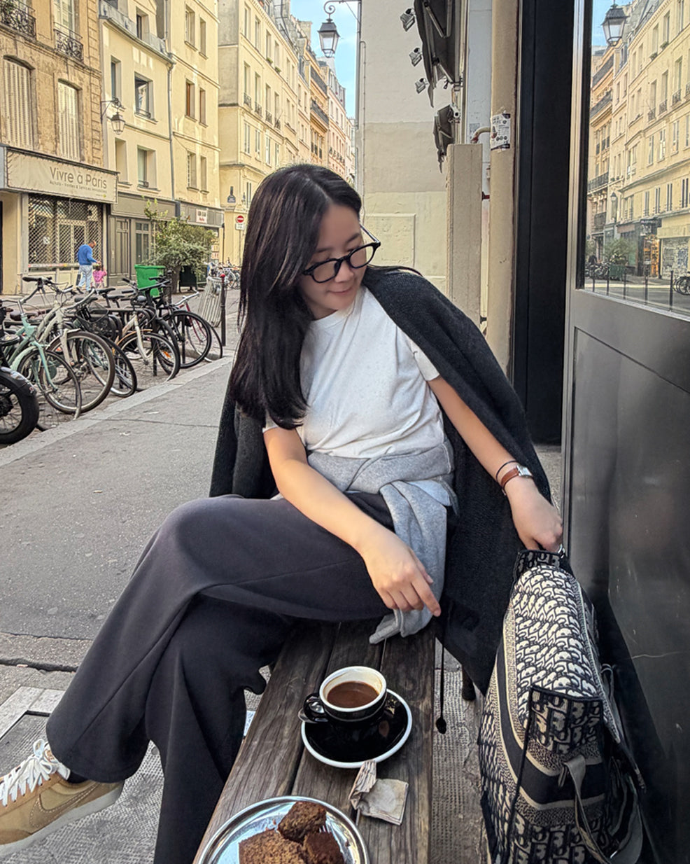 Cozy Wide-Leg Elastic Pants