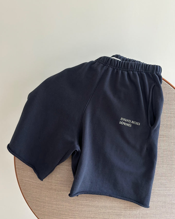 100% Cotton Graphic Sweat Shorts