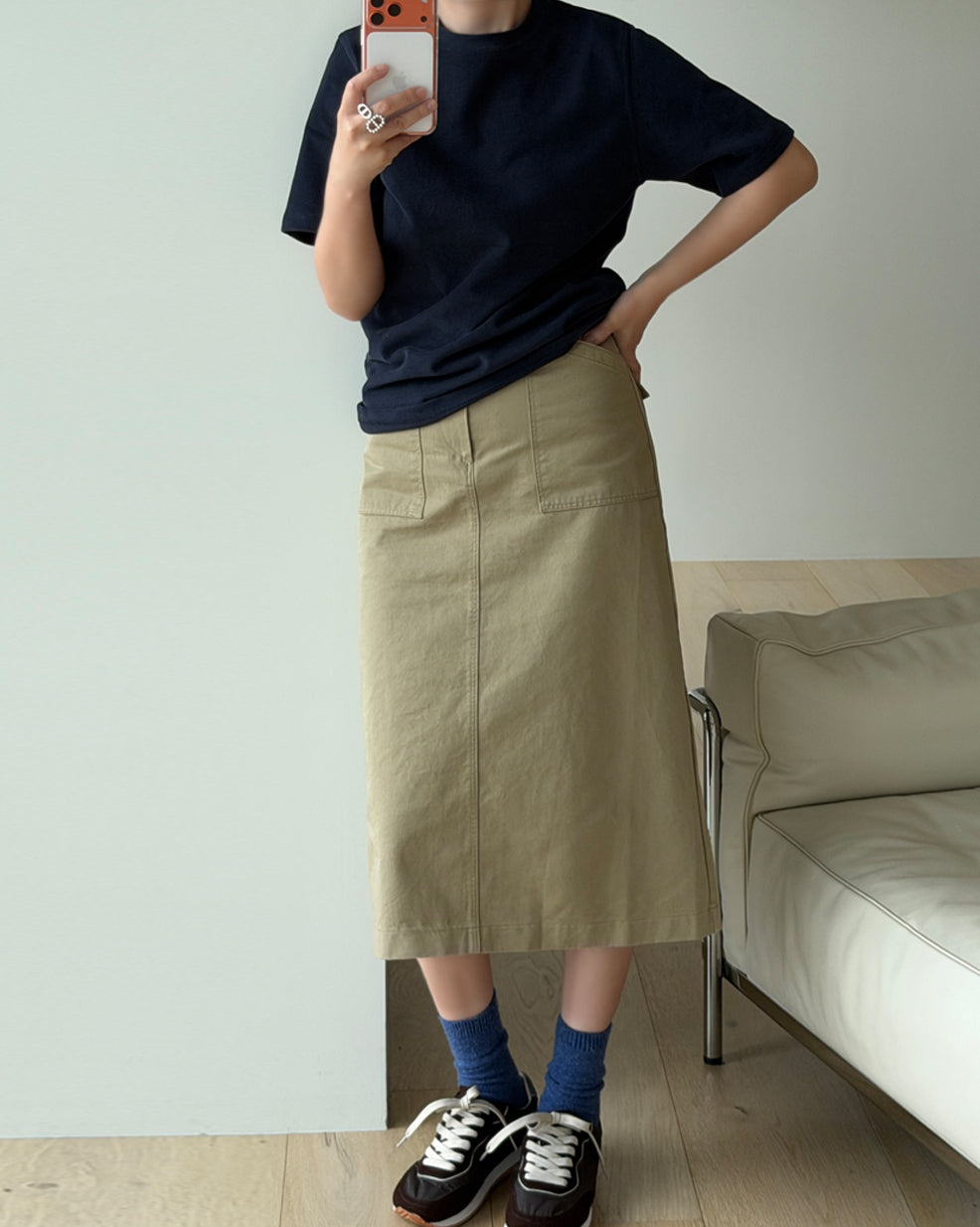 心地よい起毛コットン エブリデイTシャツ