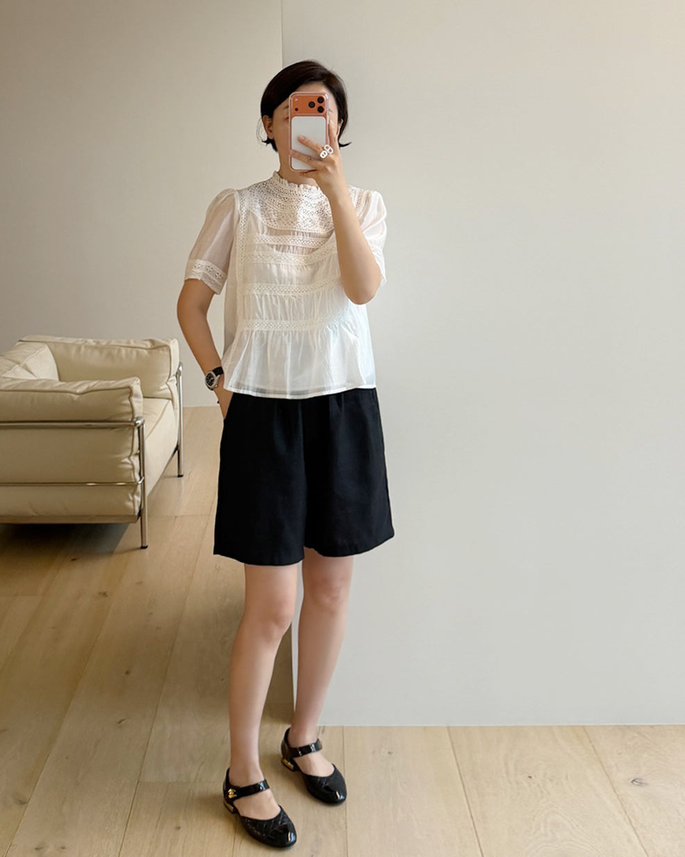 Premium 100% Linen Elastic Waist Shorts
