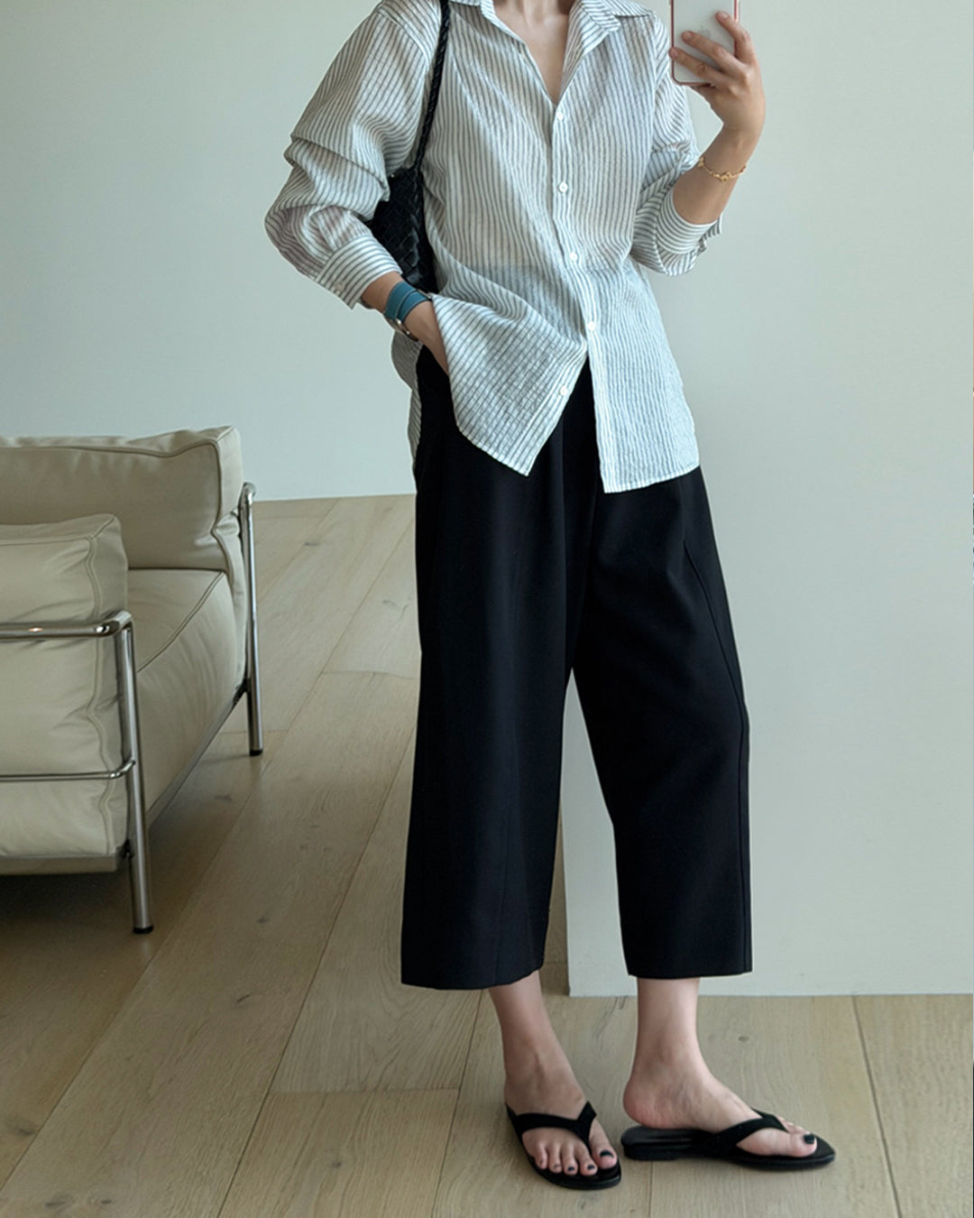 Lightweight Airy Stripe Shirt