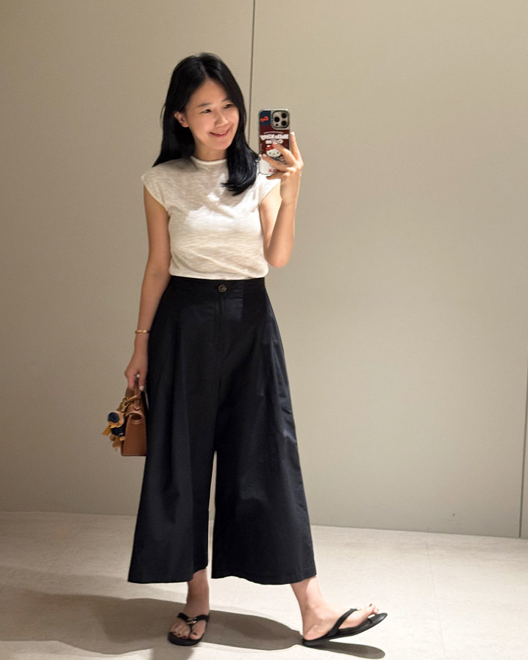 Volume Pleated Wide Pants