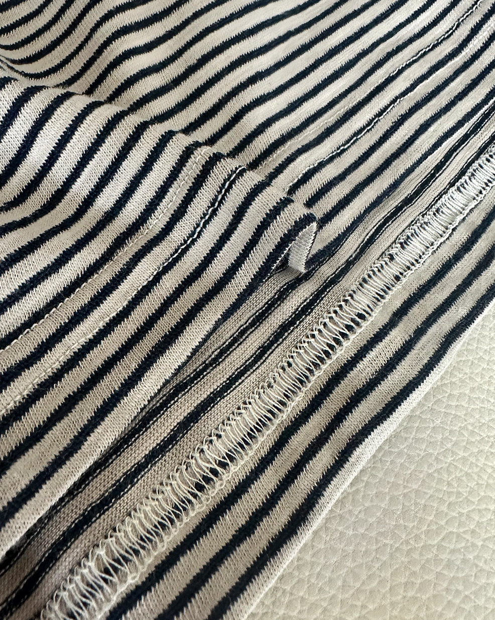 Casual Loose-Fit Striped Tee
