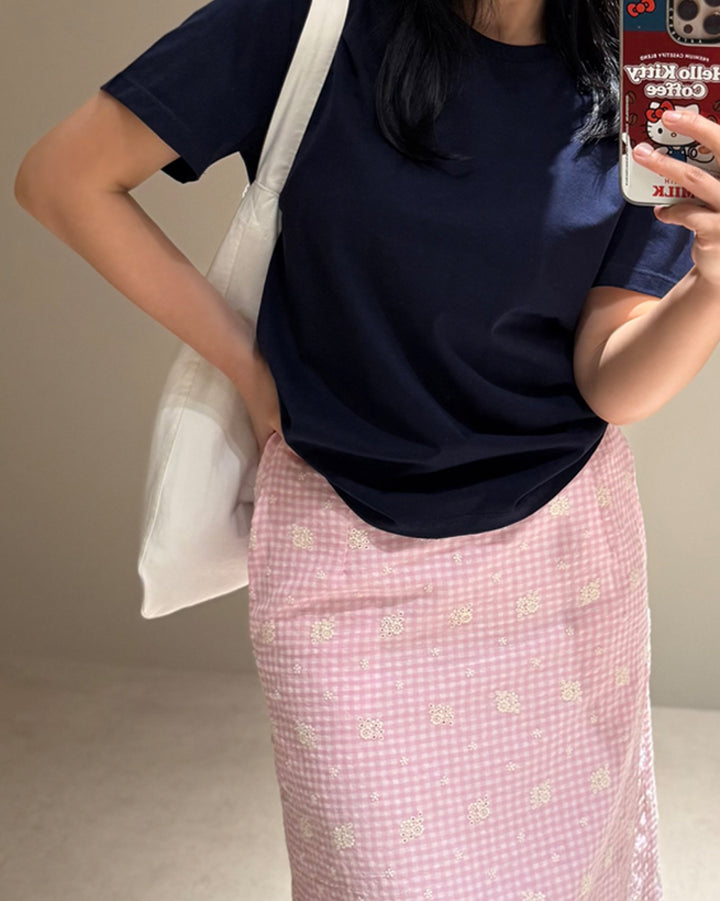 Classic Cotton Crewneck Short Sleeve Tee