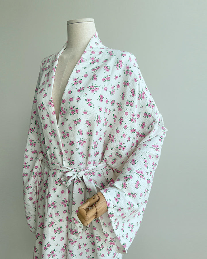 Floral Print Loungewear Robe