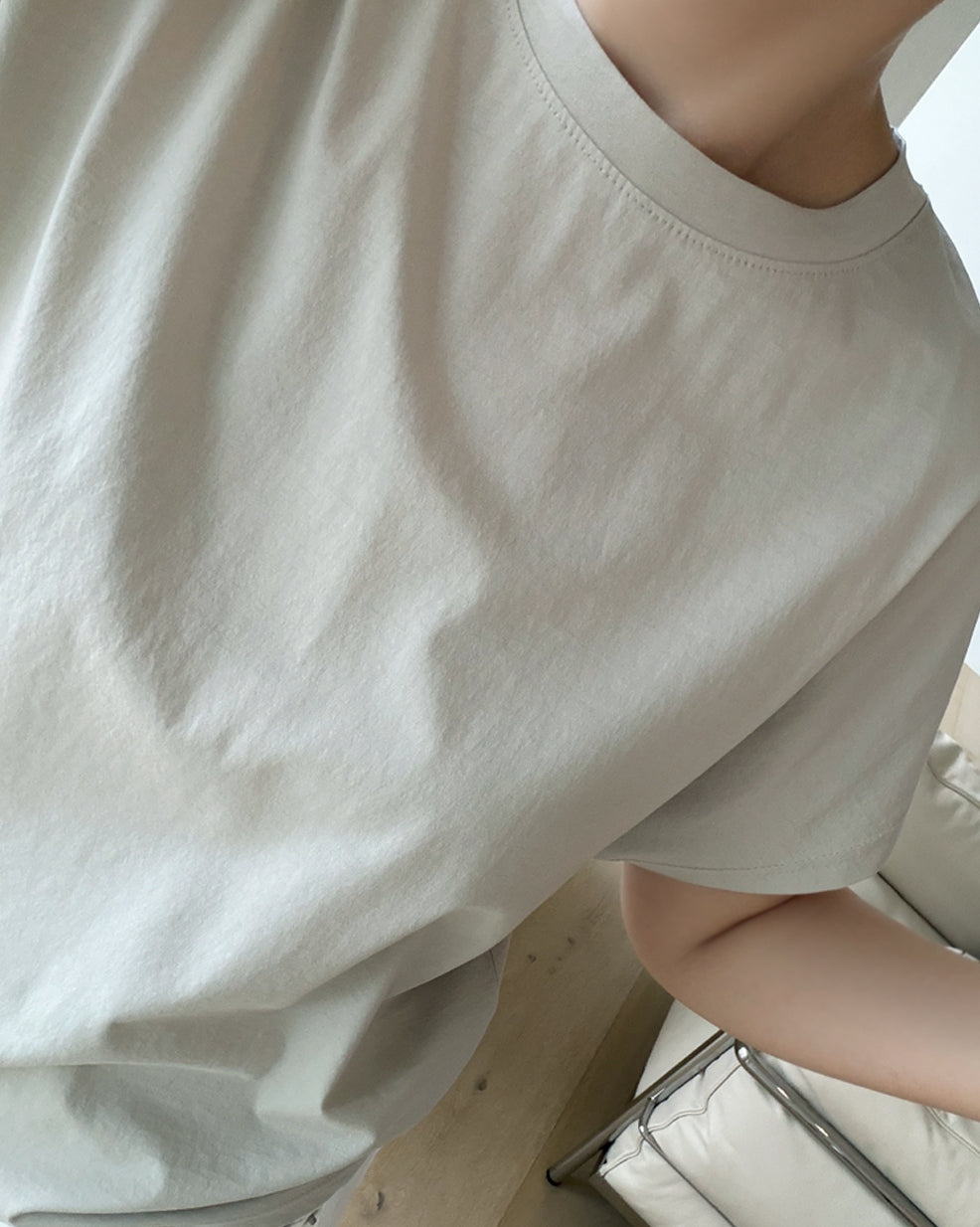 Classic Drape Shoulder Summer Tee