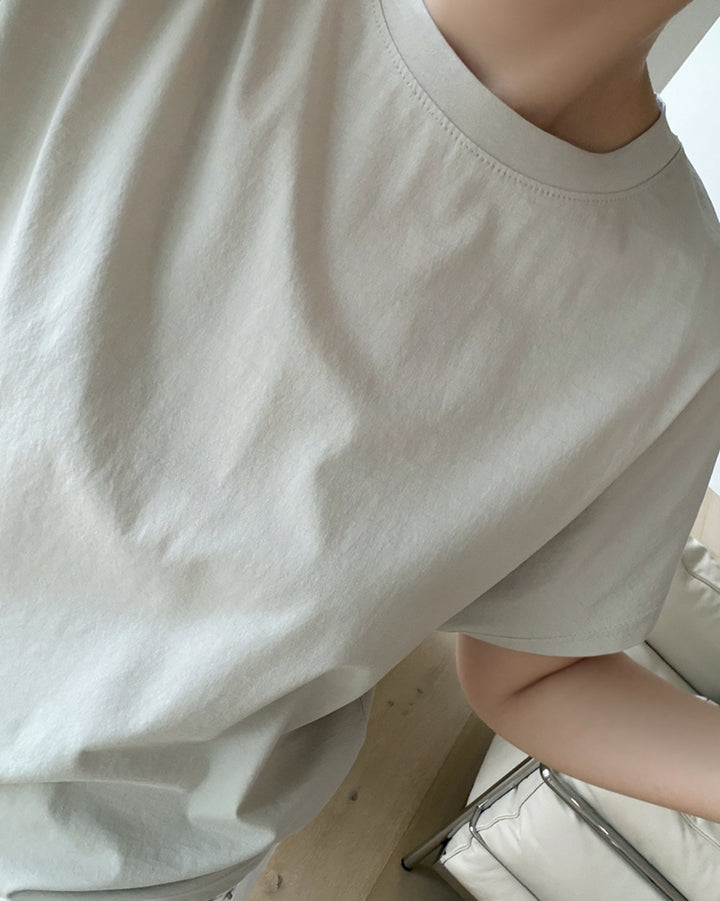 Classic Drape Shoulder Summer Tee