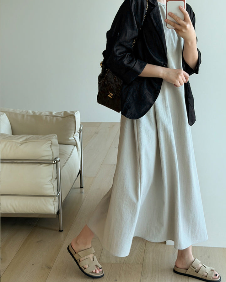 Relaxed Fit Summer Linen Jacket