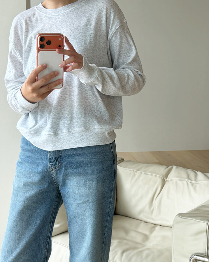 Soft Gauze-Touch Long Sleeve Top