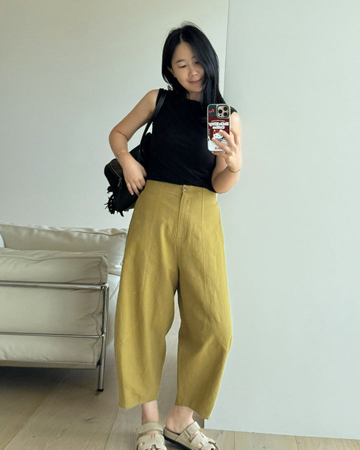 Boatneck Sleeveless Top