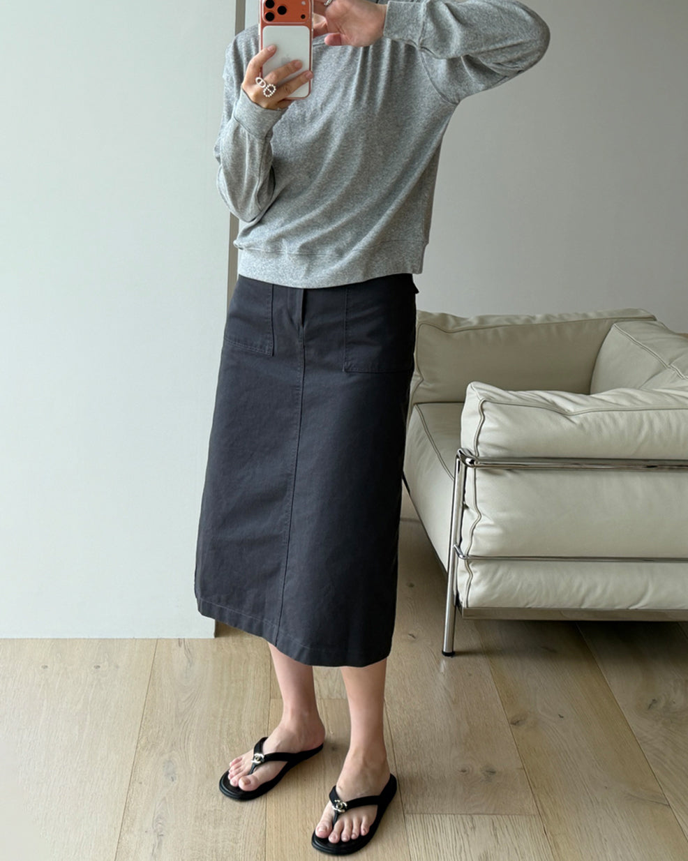 Soft Gauze-Touch Long Sleeve Top
