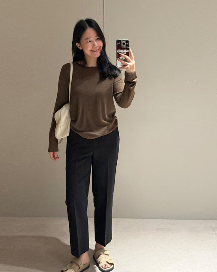 Tailored Pressed Tapered Trousers