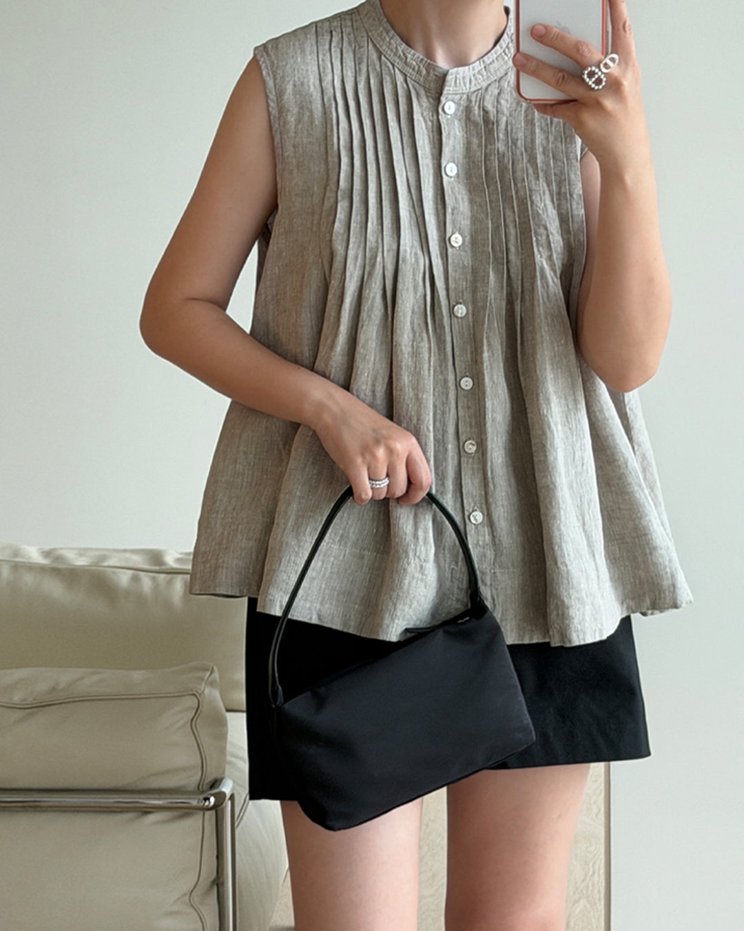 Casual Baguette Shoulder Bag