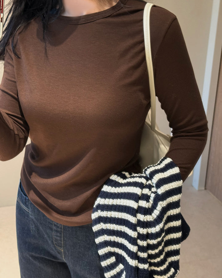 ソフトスリム 長袖Tシャツ