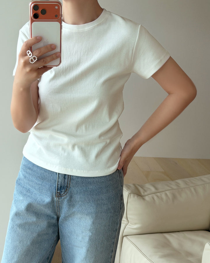 毎日着たい上質コットンTシャツ