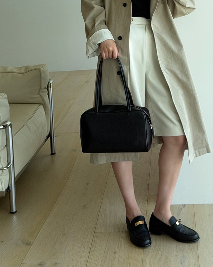 Minimal Lambskin Square Bag