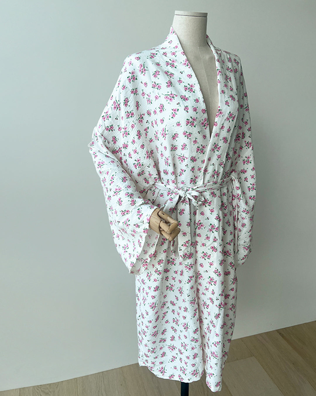 Floral Print Loungewear Robe