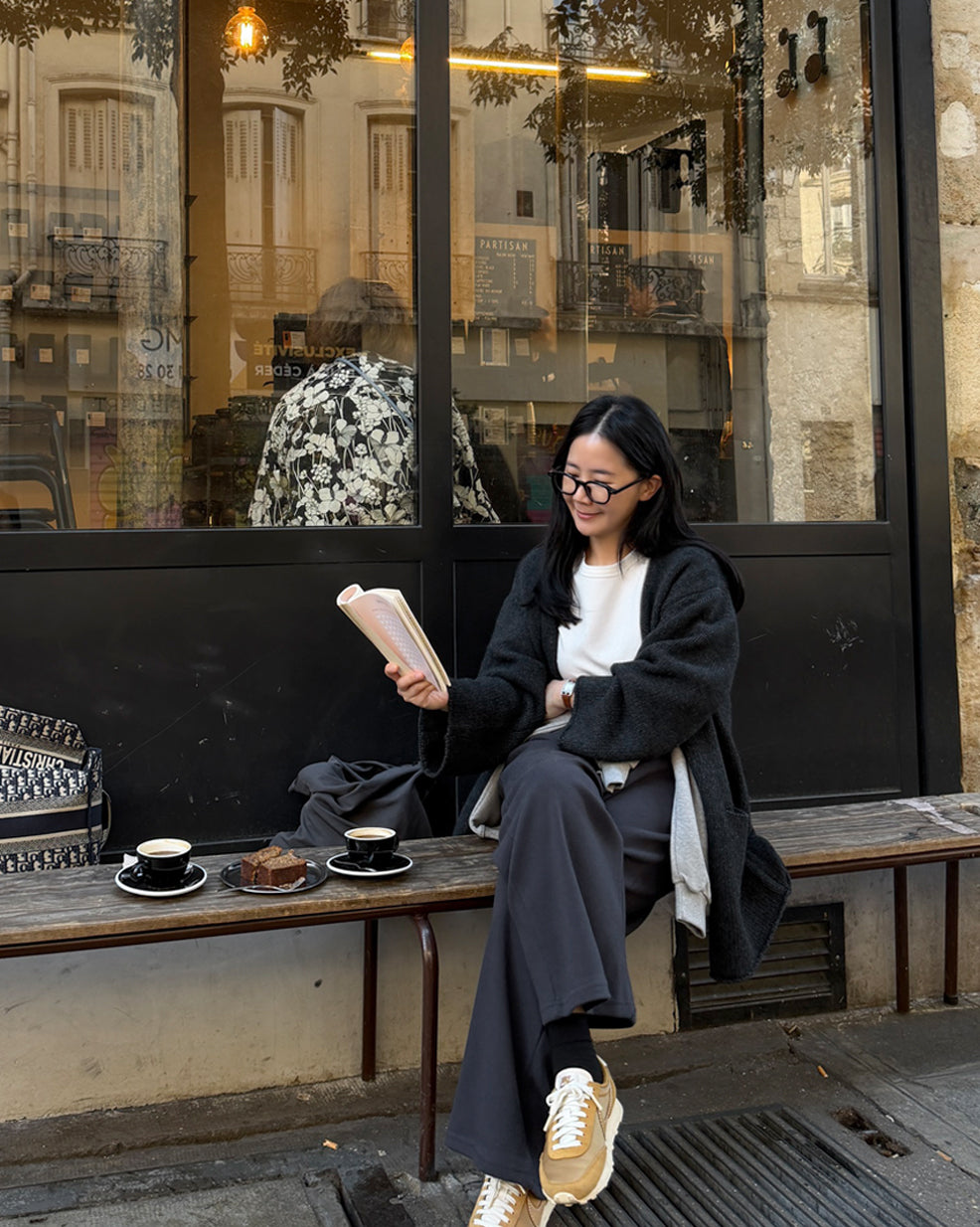 Cozy Wide-Leg Elastic Pants