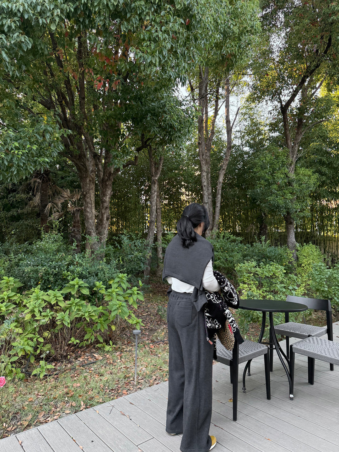 Cozy Sweatshirt and Wide-Leg Pants Set
