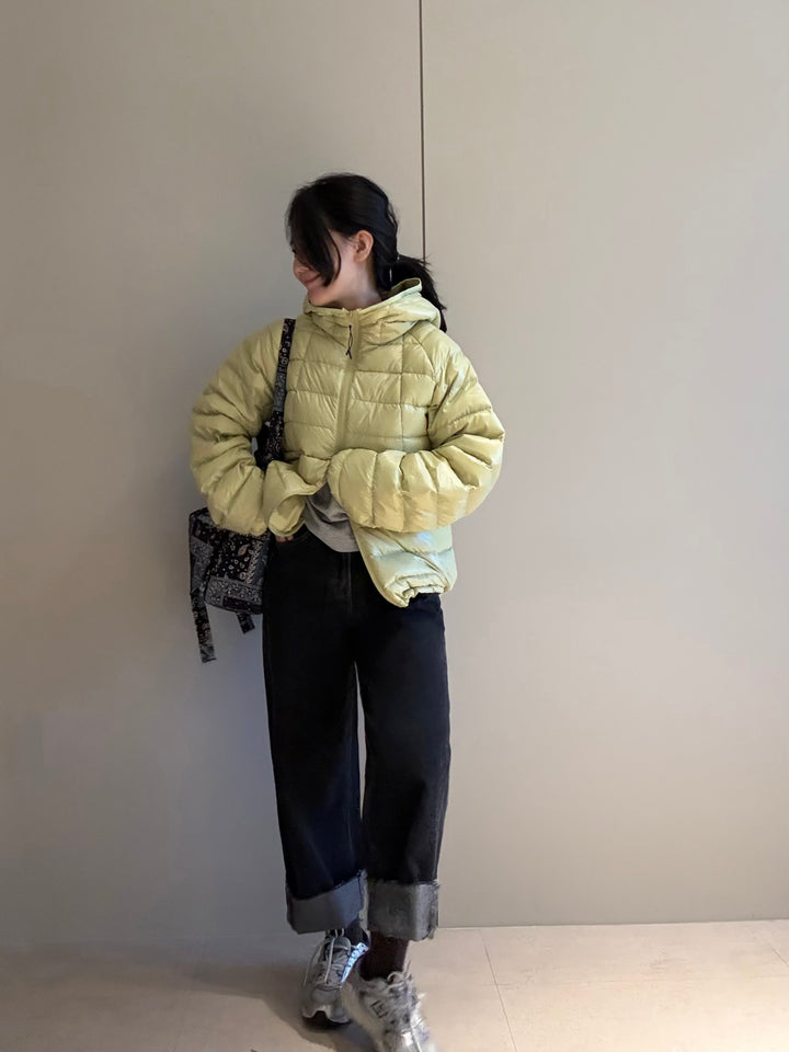 ライトフーデッドパファージャケット