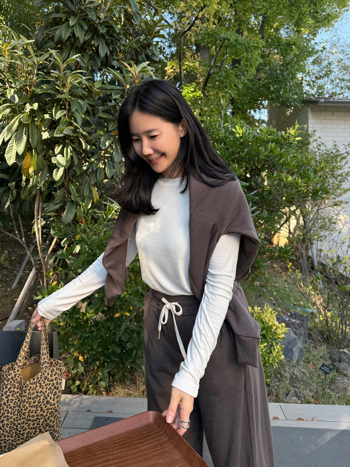 Cozy Sweatshirt and Wide-Leg Pants Set