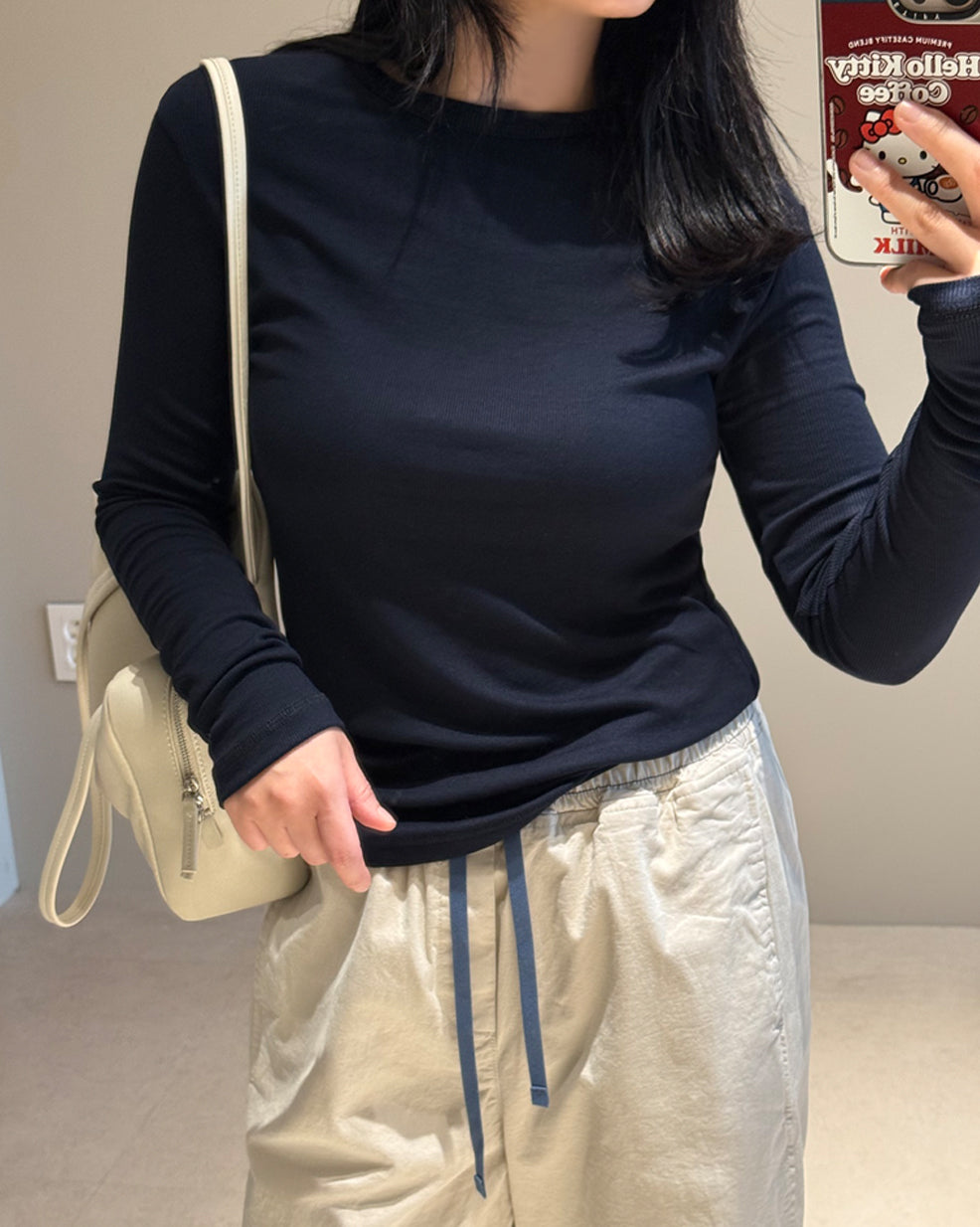 ソフトスリム 長袖Tシャツ