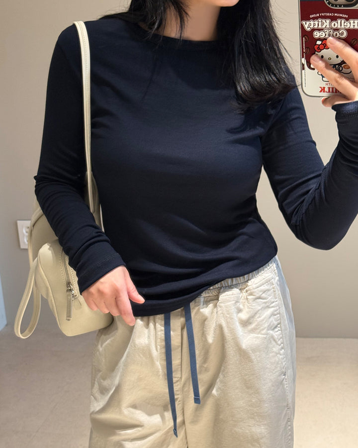ソフトスリム 長袖Tシャツ