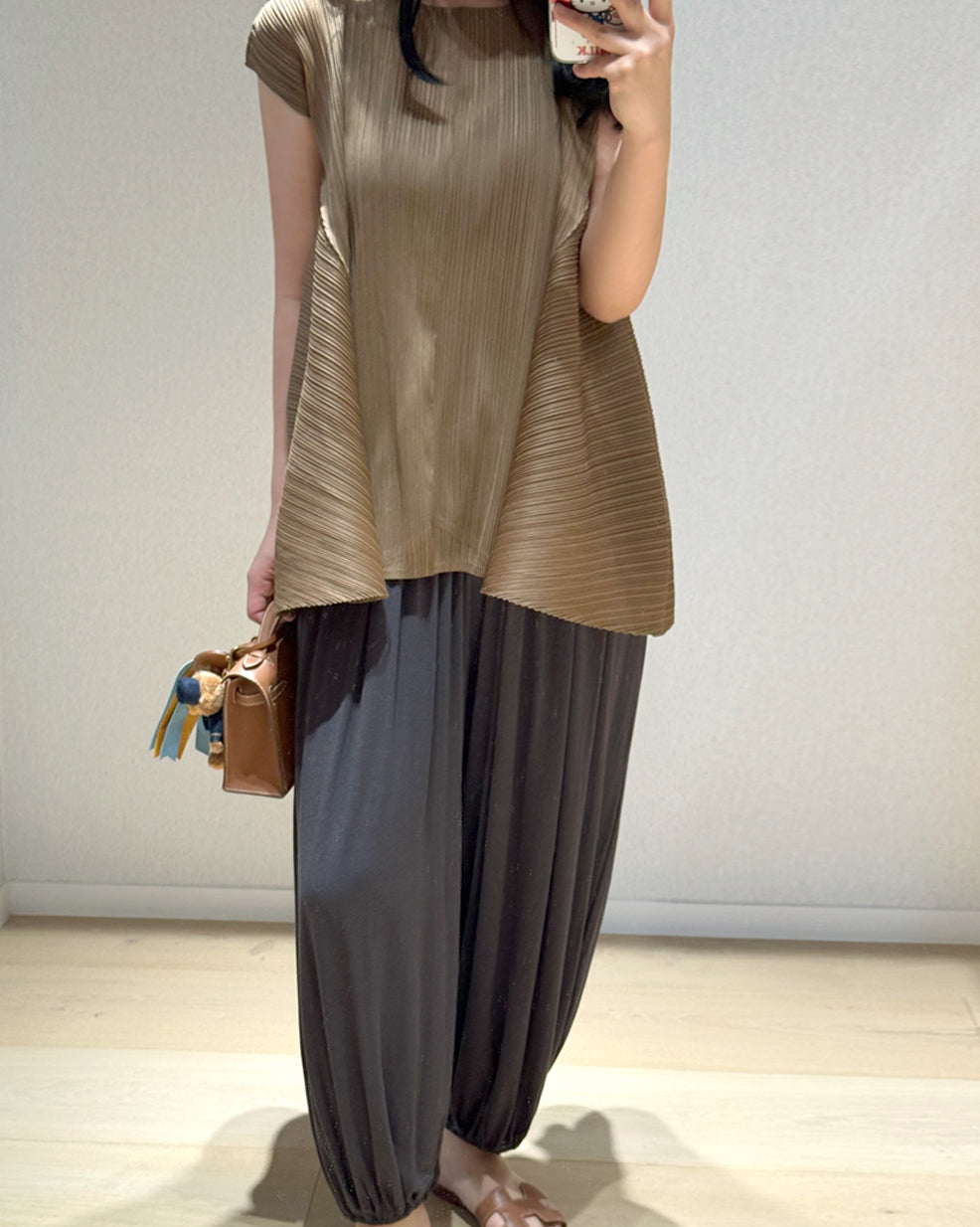 Gathered Harem Jogger Pants