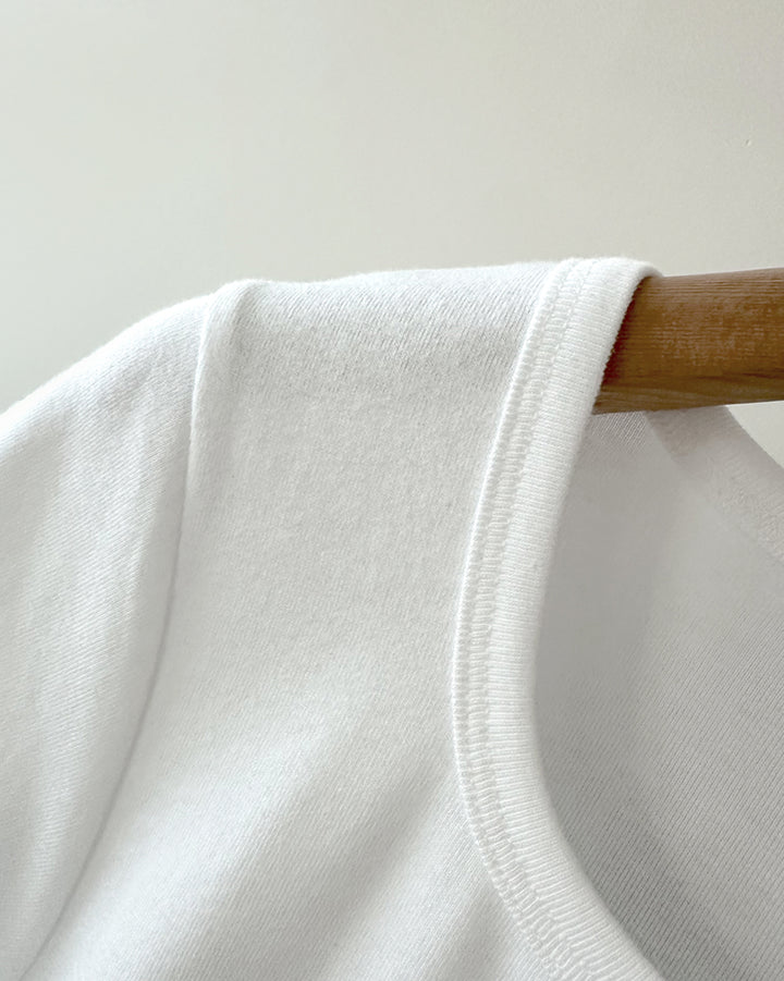 Soft Cotton Modal Scoop Neck Tee