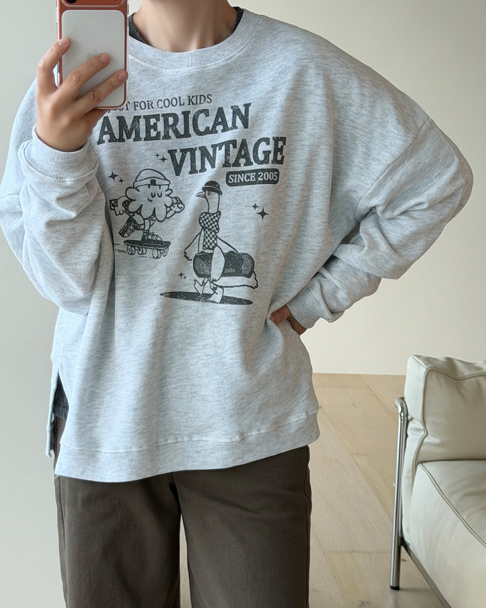 Oversized Graphic Vintage Sweatshirt