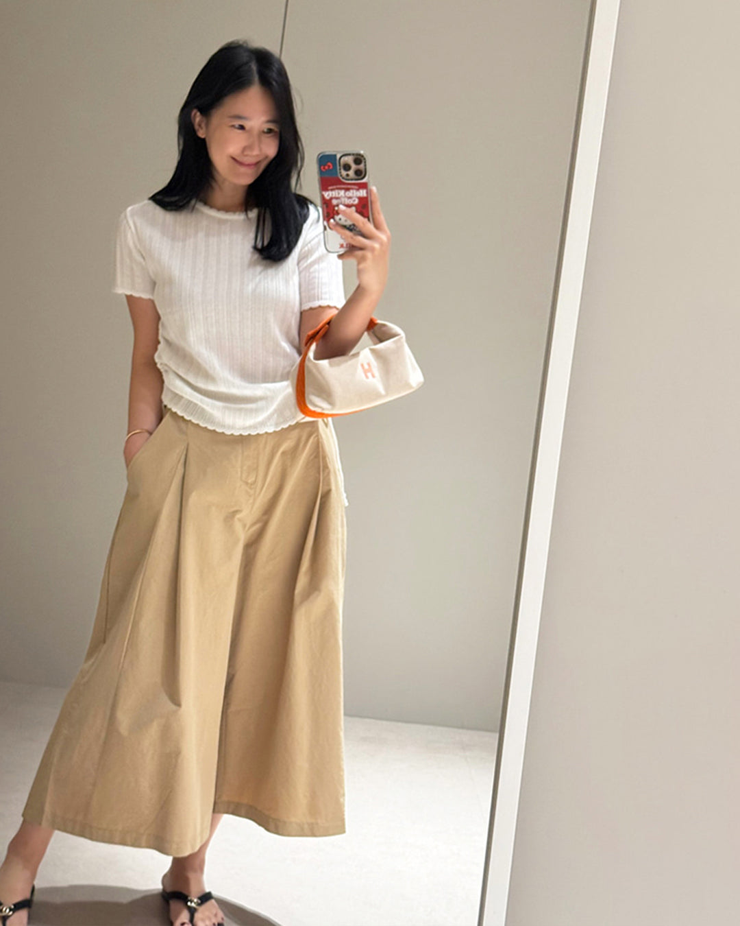 Volume Pleated Wide Pants