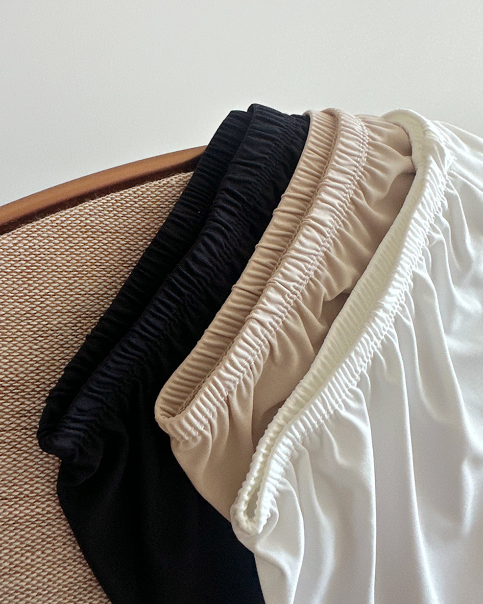 Lace-Trim Silky Safety Slip Shorts