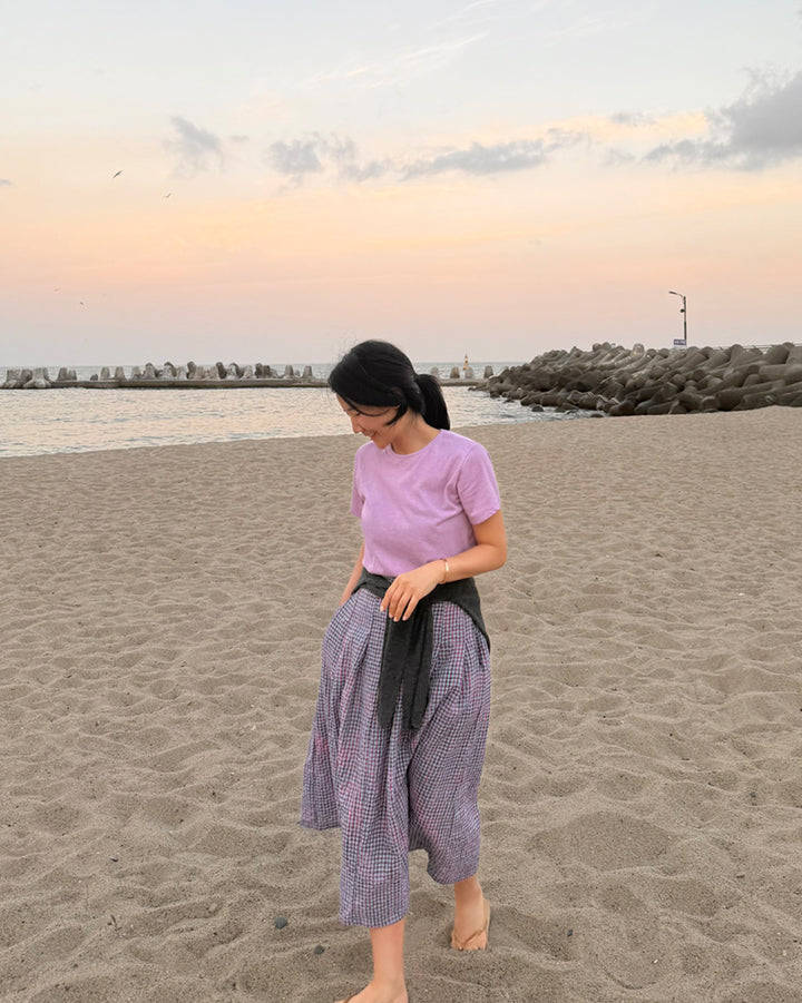 Soft Slub Cotton Crewneck T-Shirt