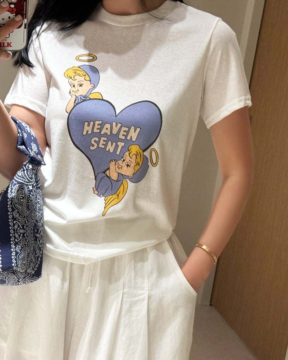 Heaven Sent Angel Graphic Tee