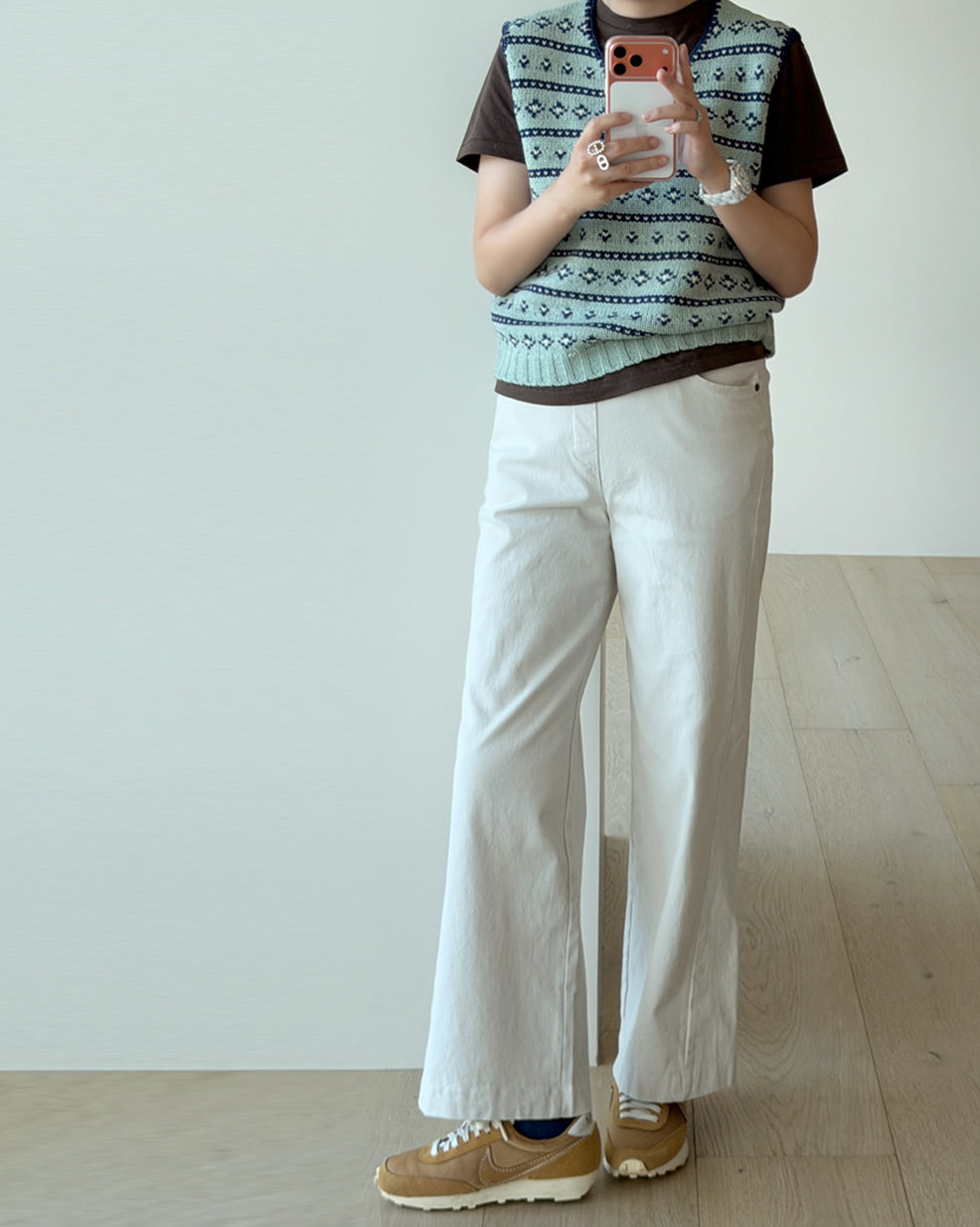 Casual Wide-Leg Cotton Pants