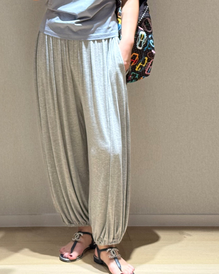Gathered Harem Jogger Pants