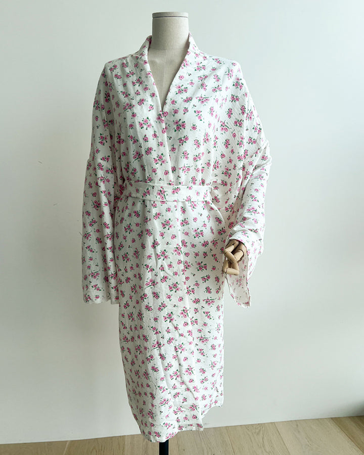 Floral Print Loungewear Robe