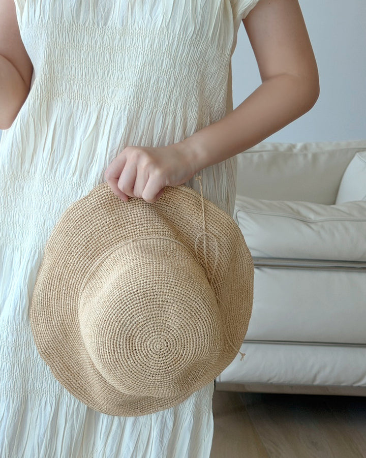 Natural Raffia Sun Hat
