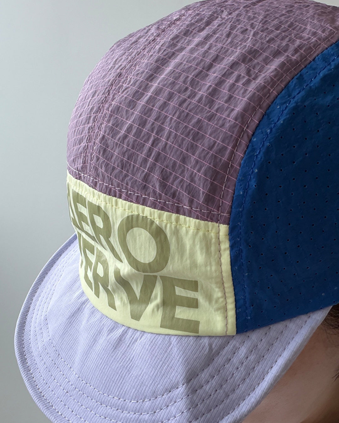 Color-Block Nylon Ripstop Camp Cap