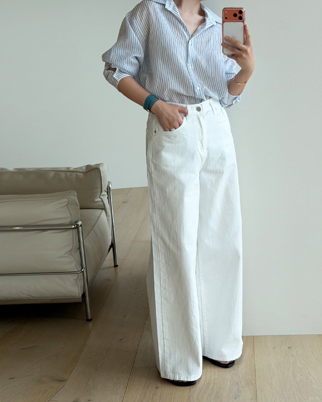 Lightweight Airy Stripe Shirt