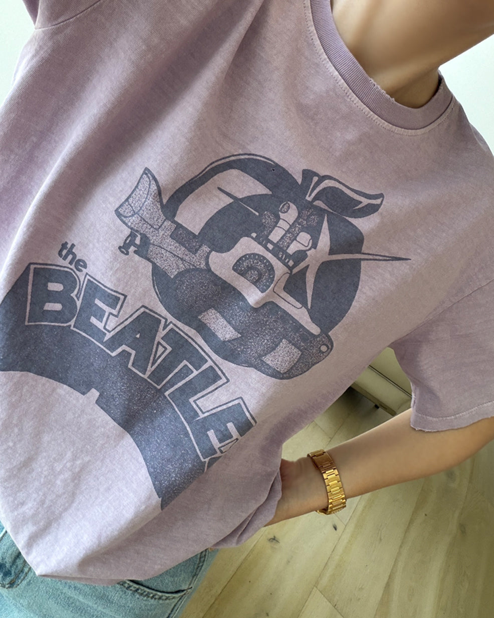 Beatles Graphic Washed Short Sleeve Tee