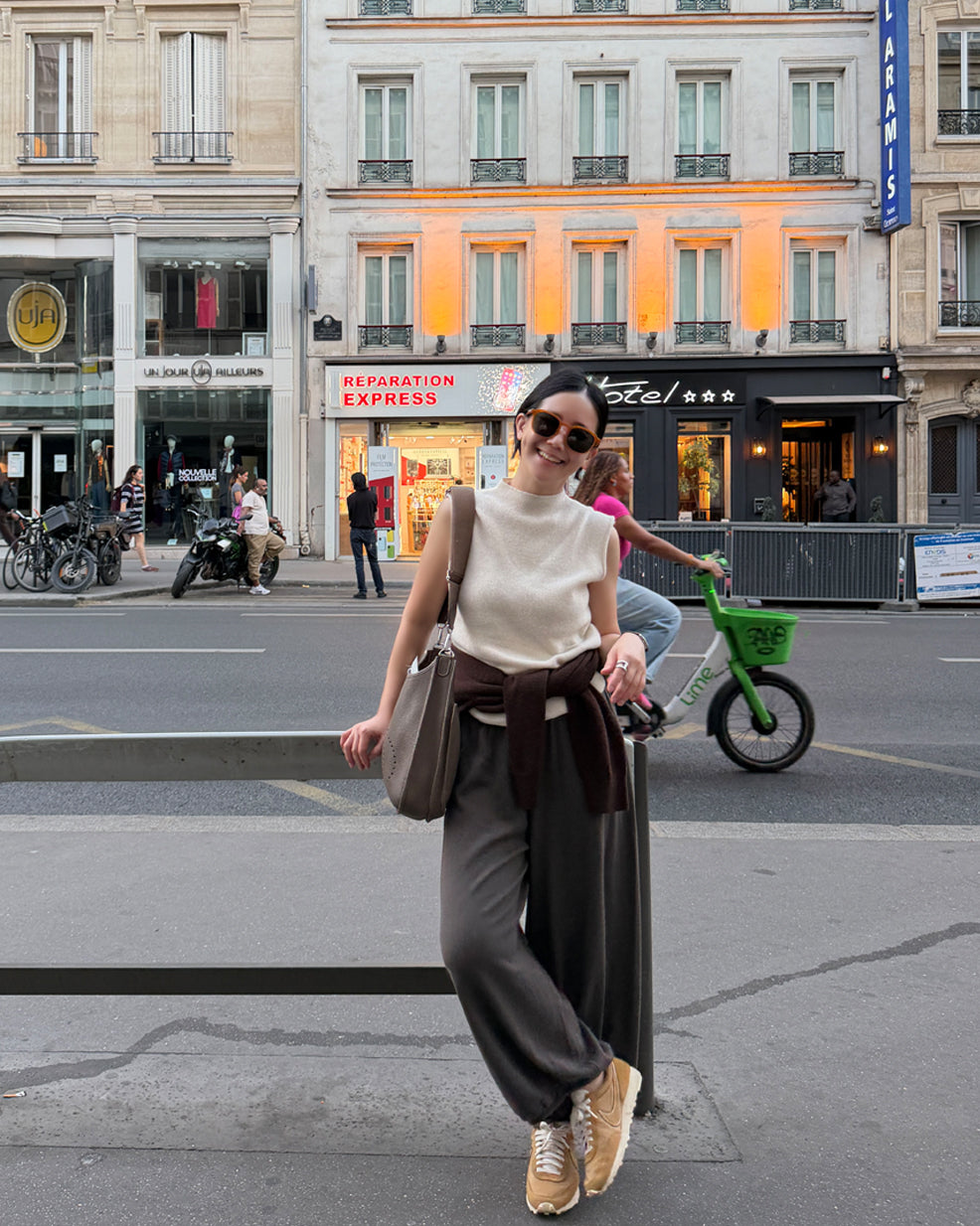 Soft Knit Tapered Balloon Pants