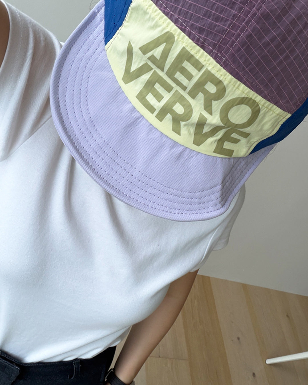 Color-Block Nylon Ripstop Camp Cap