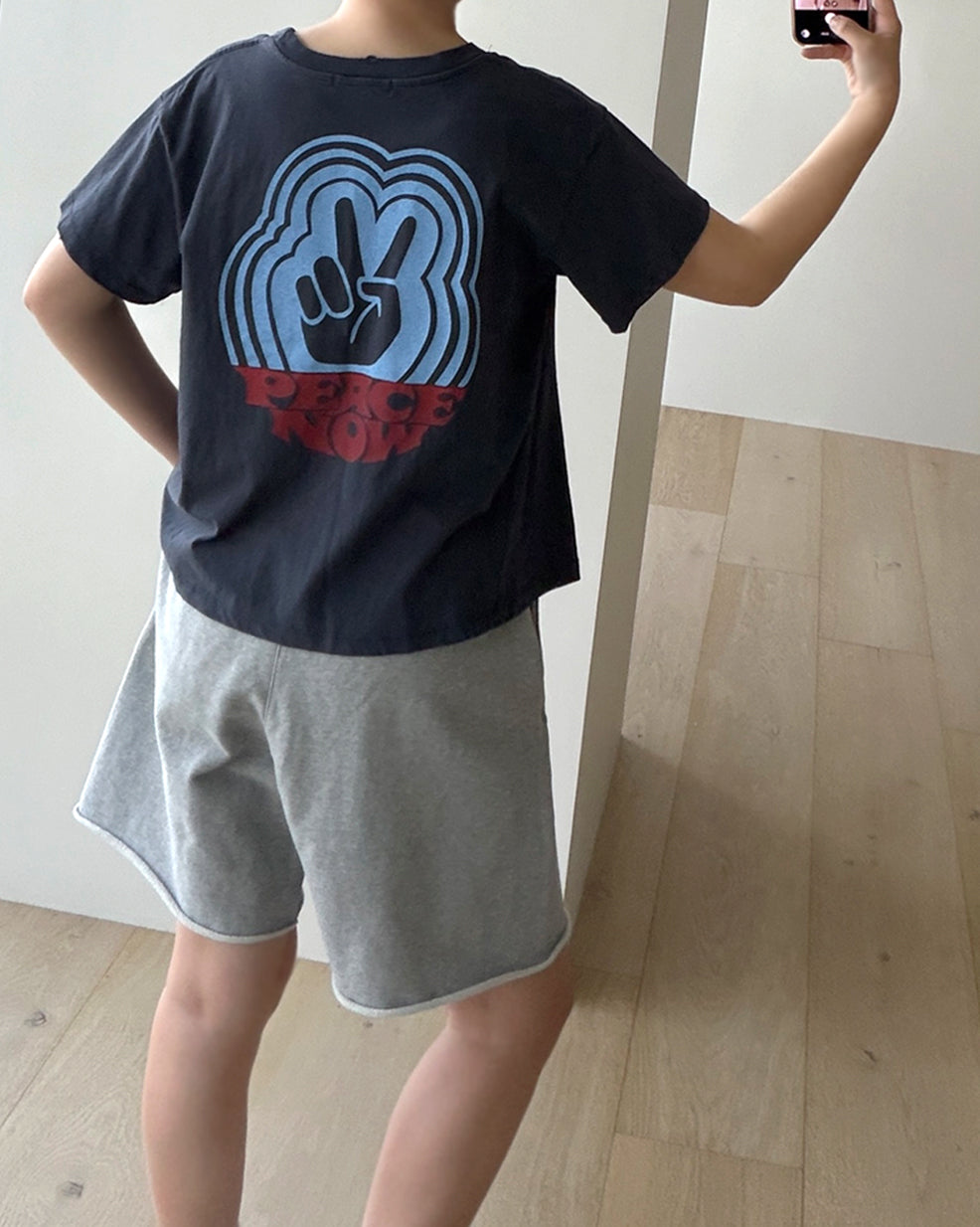 100% Cotton Graphic Sweat Shorts