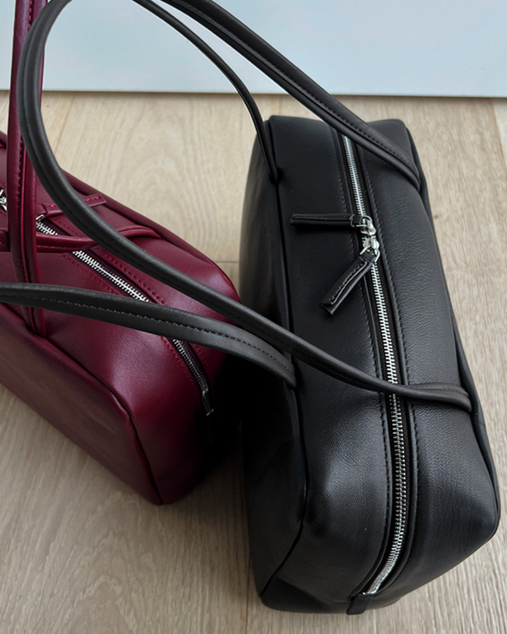 Minimal Lambskin Square Bag