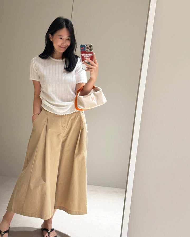 Side Ruched Drawstring Short Sleeve Knit