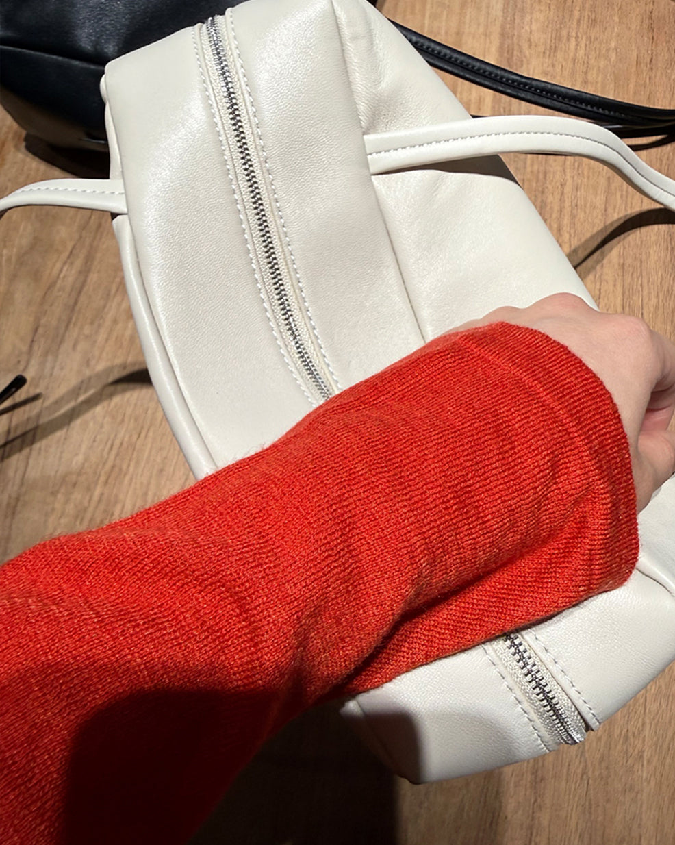 Minimal Lambskin Square Bag