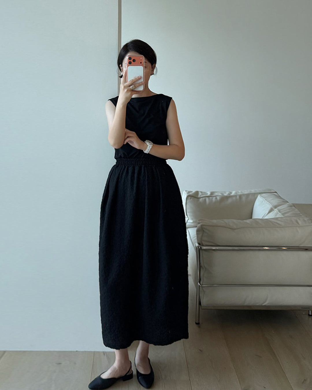 Boatneck Sleeveless Top